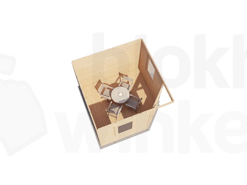 Plattegrond Lugarde Select Prima tuinhuis Maastricht 300x300cm - Onbehandeld