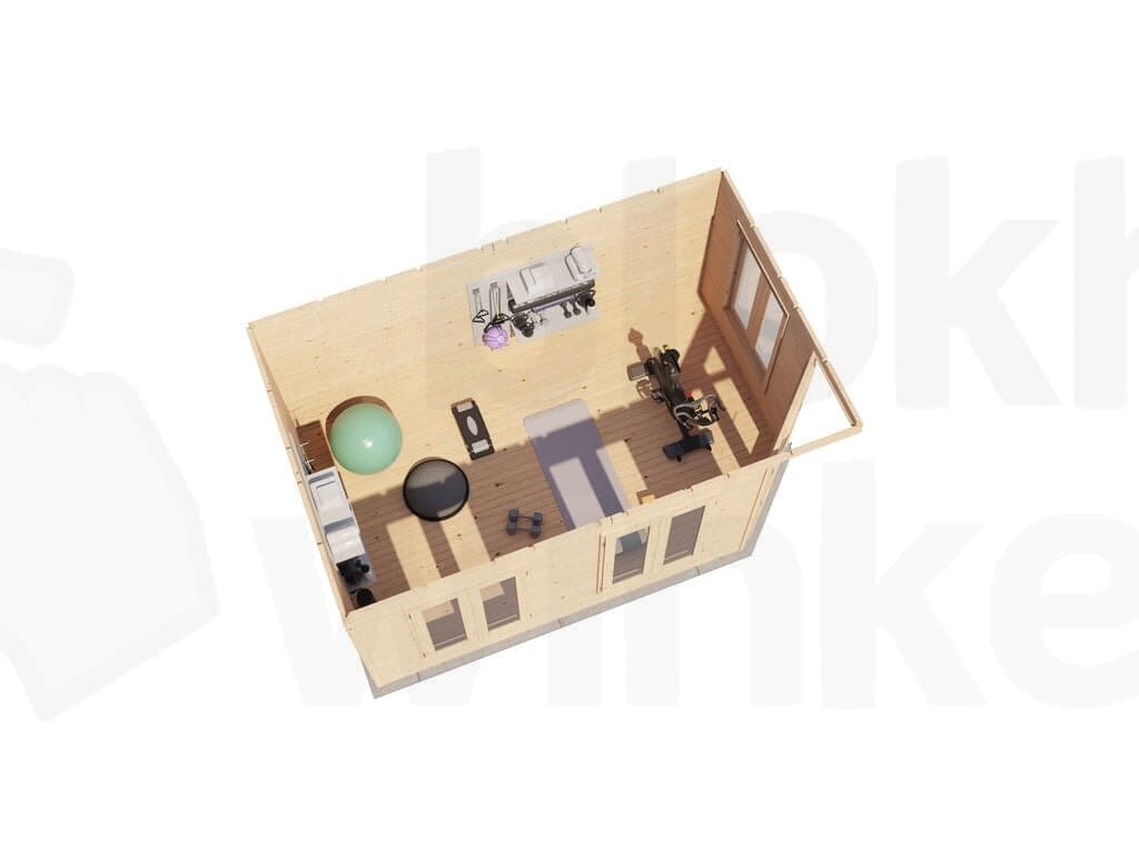 Plattegrond Lugarde Select Prima tuinhuis Utrecht 480x300cm - Onbehandeld