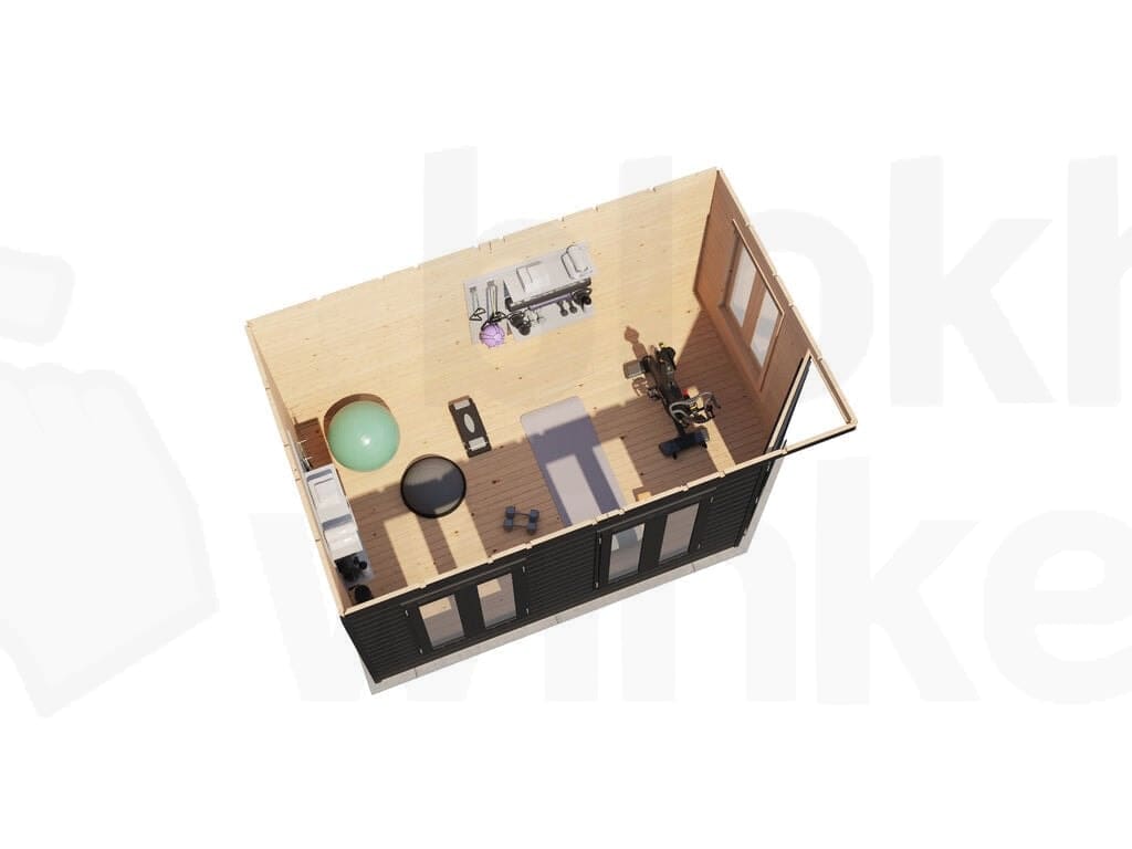 Plattegrond Lugarde Select Prima tuinhuis Utrecht 480x300cm - Behandeld