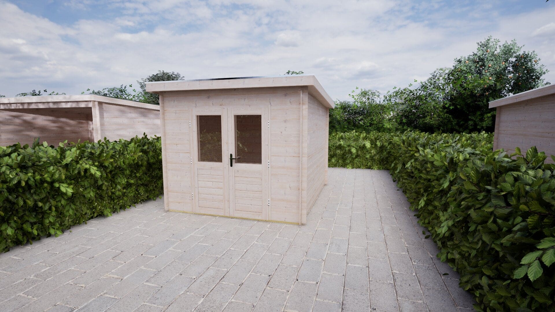 Blokhut Camelia 250x300 | Inclusief EPDM, fundamentbalken en bezorging!