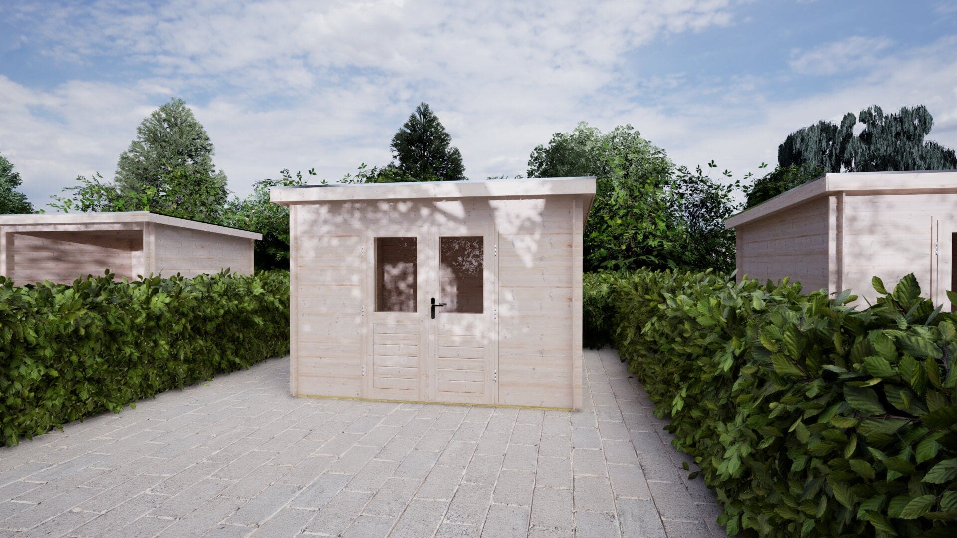 Blokhut Jasmijn 300x250 | Inclusief EPDM, fundamentbalken en bezorging!