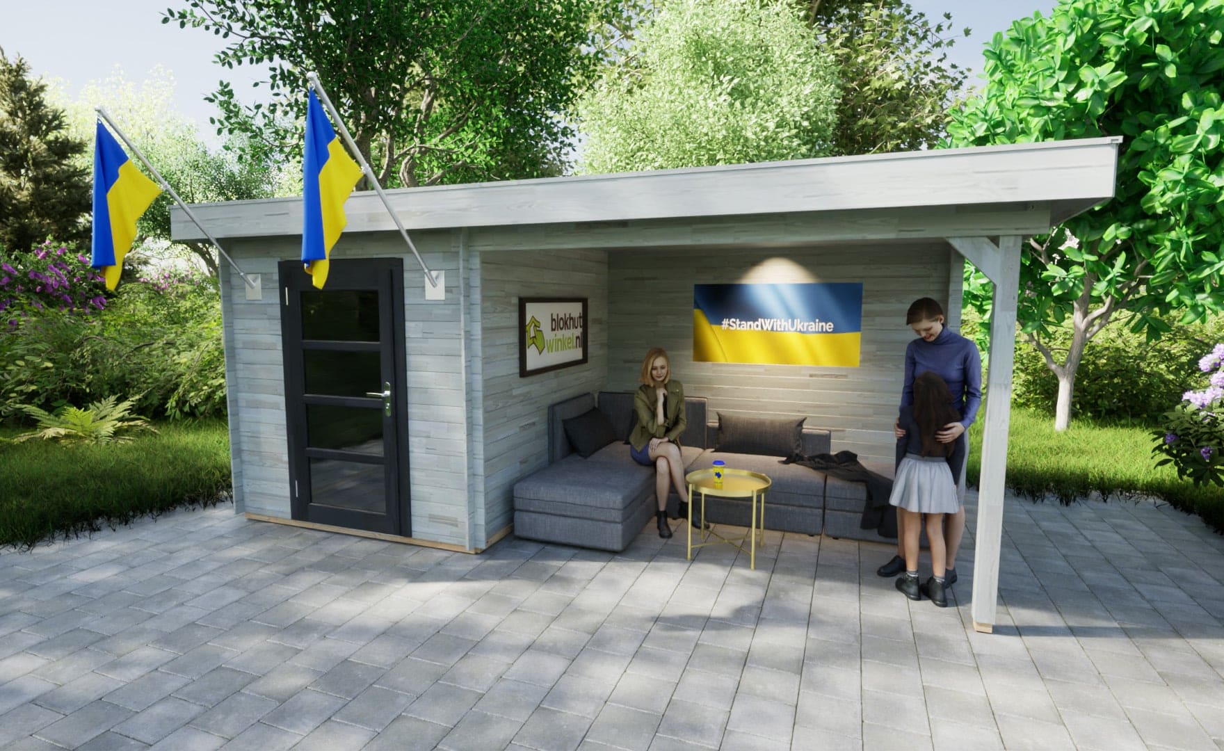 Actieblokhut Kiev geïmpregneerd