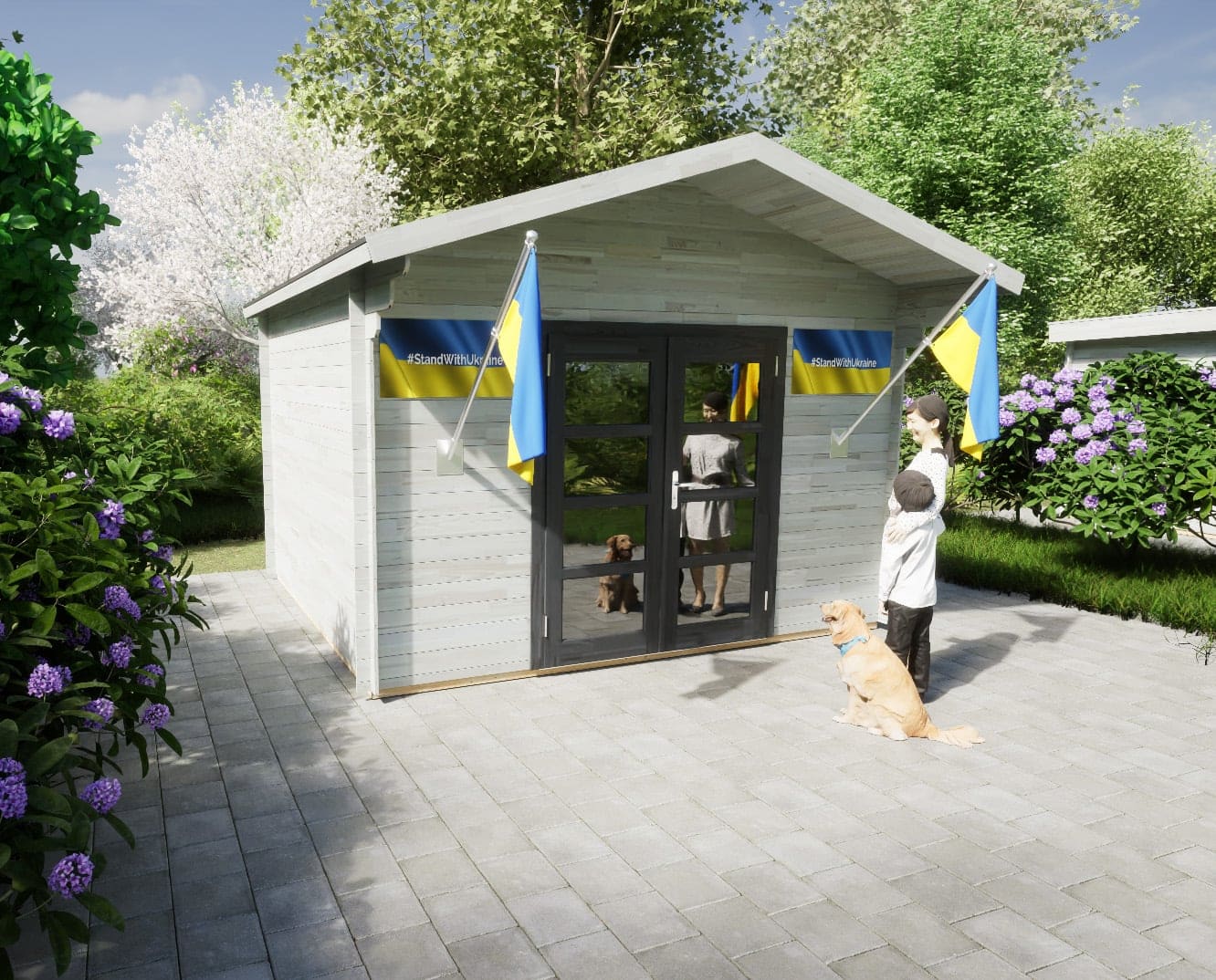 Actieblokhut Odessa geïmpregneerd