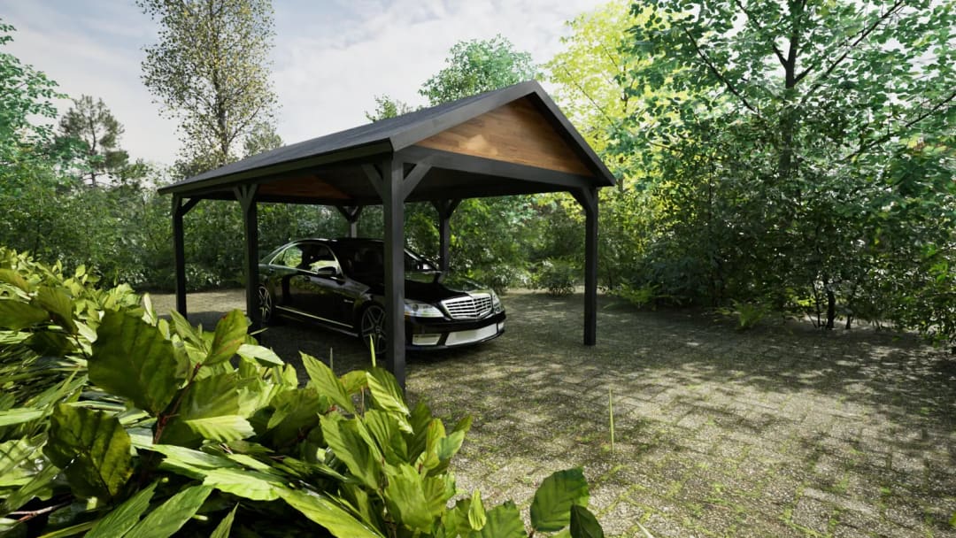 Carport met zadeldak – Madison