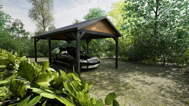 Carport met zadeldak – Madison