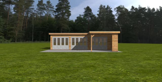 Tuinhuis met Overkapping – Richmond