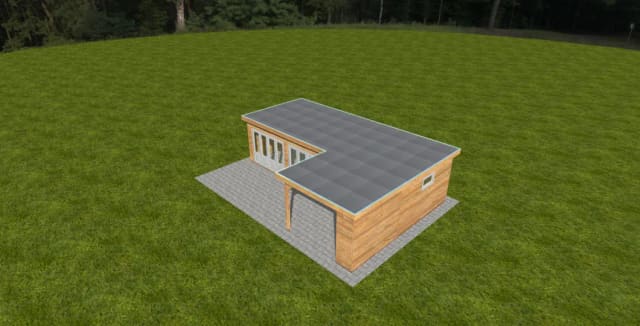 Tuinhuis met Overkapping – Richmond