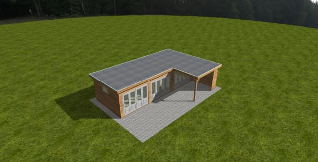 Tuinhuis met Overkapping – Richmond