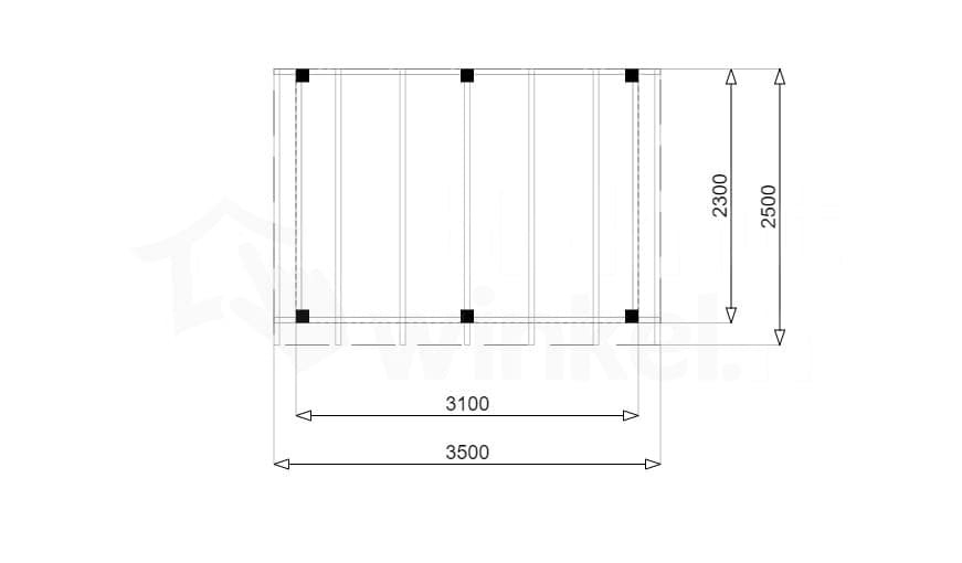 Douglas Overkapping Budget 350x250 - Outback - OBDE350250 - 350x250 Douglas Overkapping Budget 350x250 - Outback - OBDE350250 - 350x250