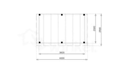 Douglas Overkapping Budget 400x250 - Outback - OBDE400250 - 400x250