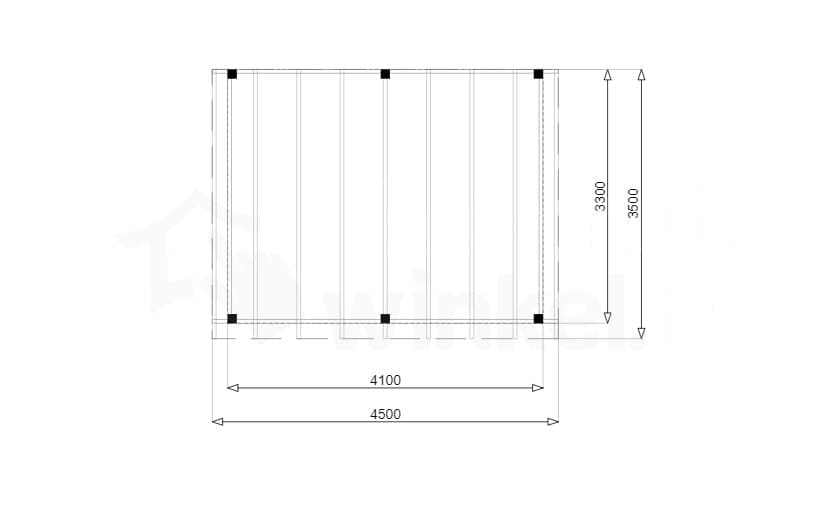 Douglas Overkapping Budget 450x350 - Outback - OBDE450350 - 450x350 Douglas Overkapping Budget 450x350 - Outback - OBDE450350 - 450x350