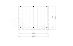 Douglas Overkapping Budget 450x350 - Outback - OBDE450350 - 450x350