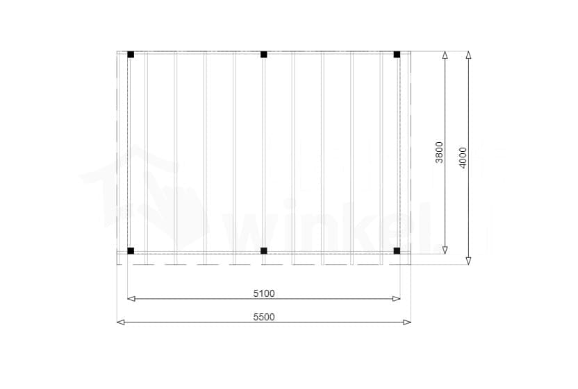 Douglas Overkapping Budget 550x400 - Outback - OBDE550400 - 550x400 Douglas Overkapping Budget 550x400 - Outback - OBDE550400 - 550x400