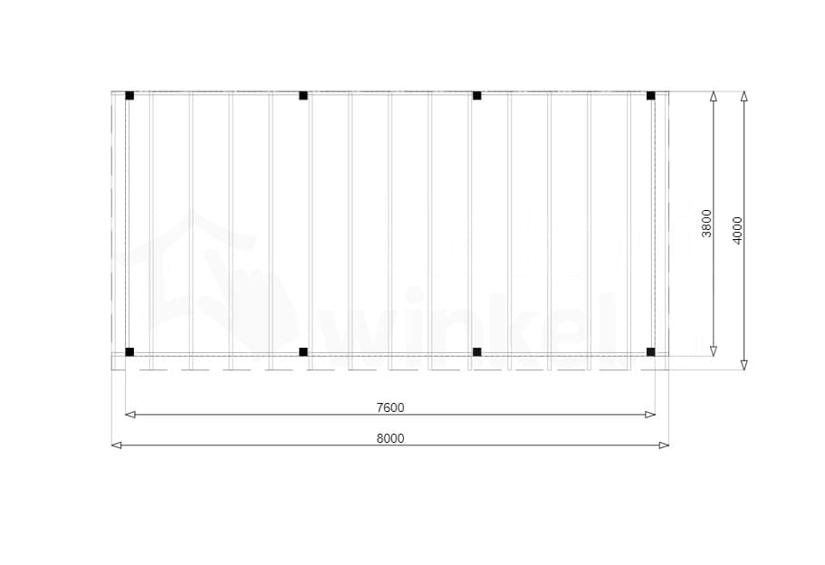 Douglas Overkapping Budget 800x400 - Outback - OBDE800400 - 800x400 Douglas Overkapping Budget 800x400 - Outback - OBDE800400 - 800x400