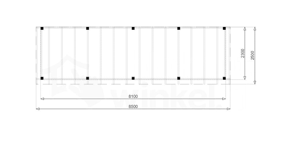 Douglas Overkapping Budget 850x250 - Outback - OBDE850250 - 850x250 Douglas Overkapping Budget 850x250 - Outback - OBDE850250 - 850x250