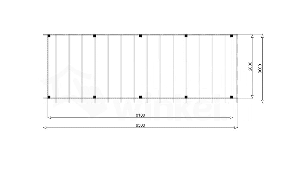Douglas Overkapping Budget 850x300 - Outback - OBDE850300 - 850x300 Douglas Overkapping Budget 850x300 - Outback - OBDE850300 - 850x300