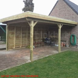 Aanbouw carport Outback Geïmpregneerde Aanbouw Carport 300x300 - Outback - OAC300x300 - 300x300