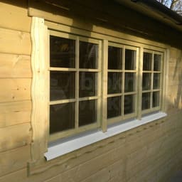 blokhut Barbano B geïmpregneerd - Interflex - W4x4+3A-DI - 440x595