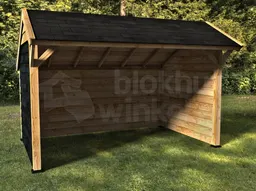 kapschuur Woodvision Kapschuur Comfort 400x250 geïmpregneerd incl. GRATIS shingles t.w.v. € 140,- - Woodvision - 44540 - 405x322
