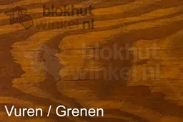 Woca exterior Woodoil Merbau 2,5L op vuren / grenen hout