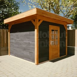 actie blokhut plat dak New Jersey 300x300 geïmpregneerd - Luxhouse - FFNJ300300-DI - 300x300