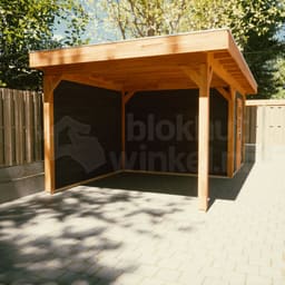 actie blokhut plat dak New Jersey Lounge 300x350 geïmpregneerd - Luxhouse - FFNJLO300350-DI - 300x350