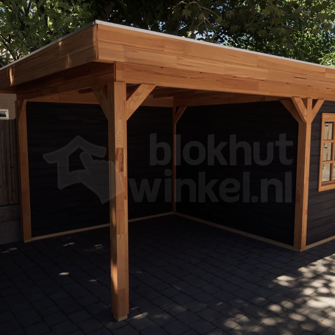 actie blokhut plat dak New Jersey Lounge 350x300 geïmpregneerd - Luxhouse - FFNJLO350300-DI - 350x300 actie blokhut plat dak New Jersey Lounge 350x300 geïmpregneerd - Luxhouse - FFNJLO350300-DI - 350x300
