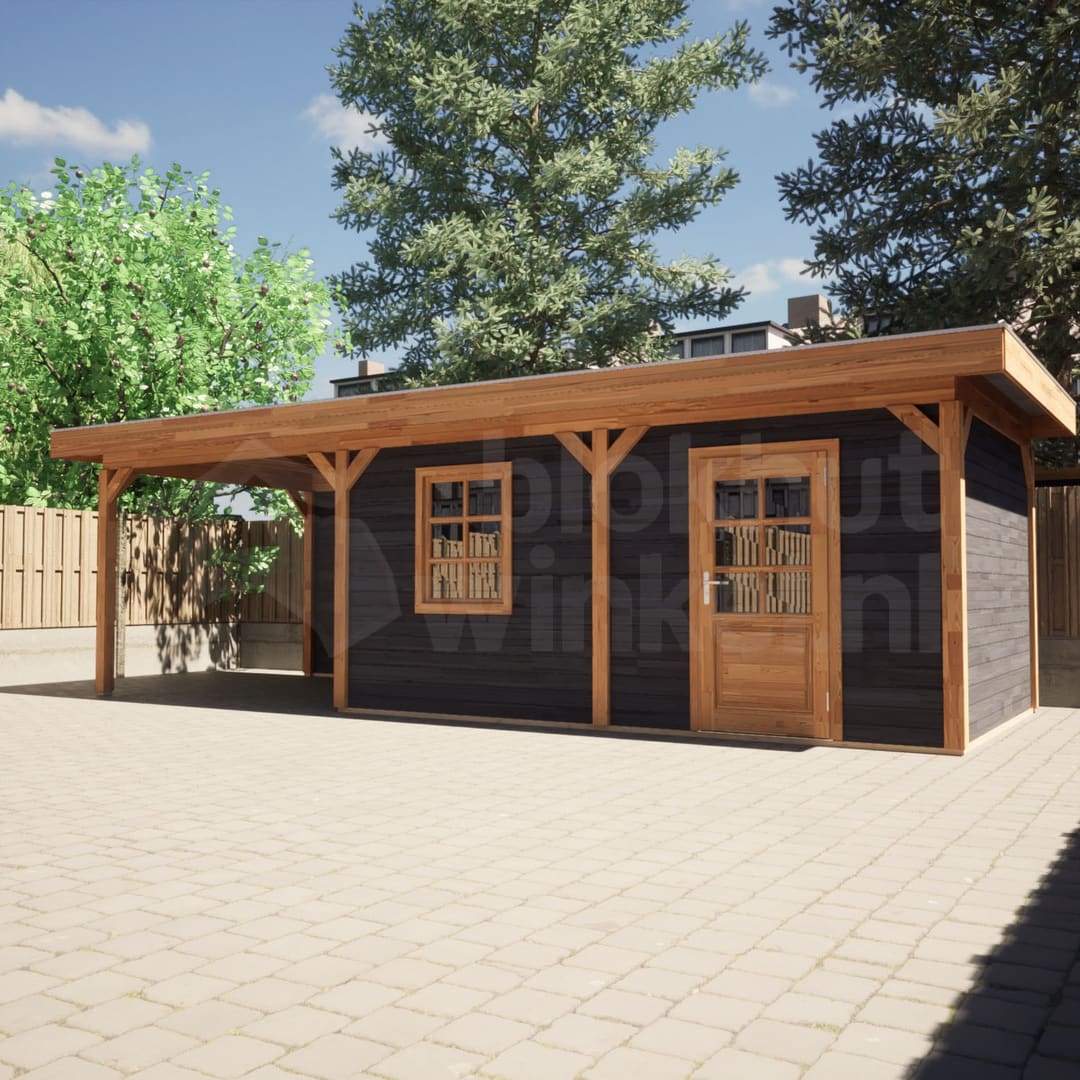 actie blokhut plat dak New Jersey Lounge 500x400 geïmpregneerd - Luxhouse - FFNJLO500400-DI - 500x400 actie blokhut plat dak New Jersey Lounge 500x400 geïmpregneerd - Luxhouse - FFNJLO500400-DI - 500x400