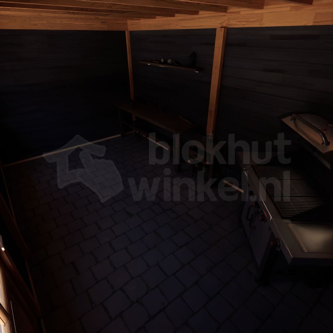 actie blokhut plat dak New Jersey Lounge 500x400 geïmpregneerd - Luxhouse - FFNJLO500400-DI - 500x400 actie blokhut plat dak New Jersey Lounge 500x400 geïmpregneerd - Luxhouse - FFNJLO500400-DI - 500x400