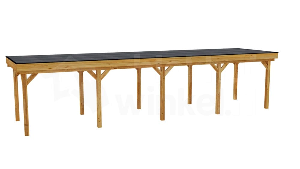 3D Render Houten Outback Douglas Vrijstaande Veranda 1150x300 3D Render Houten Outback Douglas Vrijstaande Veranda 1150x300