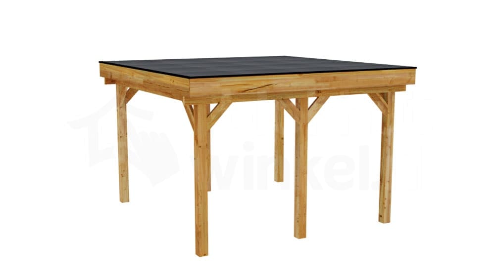 3D Render Houten Outback Douglas Vrijstaande Veranda 400x400 3D Render Houten Outback Douglas Vrijstaande Veranda 400x400