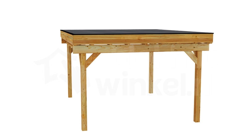 3D Render Houten Outback Douglas Vrijstaande Veranda 400x500 3D Render Houten Outback Douglas Vrijstaande Veranda 400x500