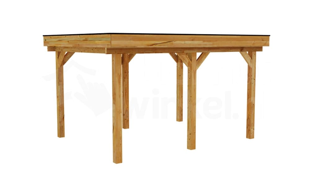 3D Render Houten Outback Douglas Vrijstaande Veranda 450x350 3D Render Houten Outback Douglas Vrijstaande Veranda 450x350
