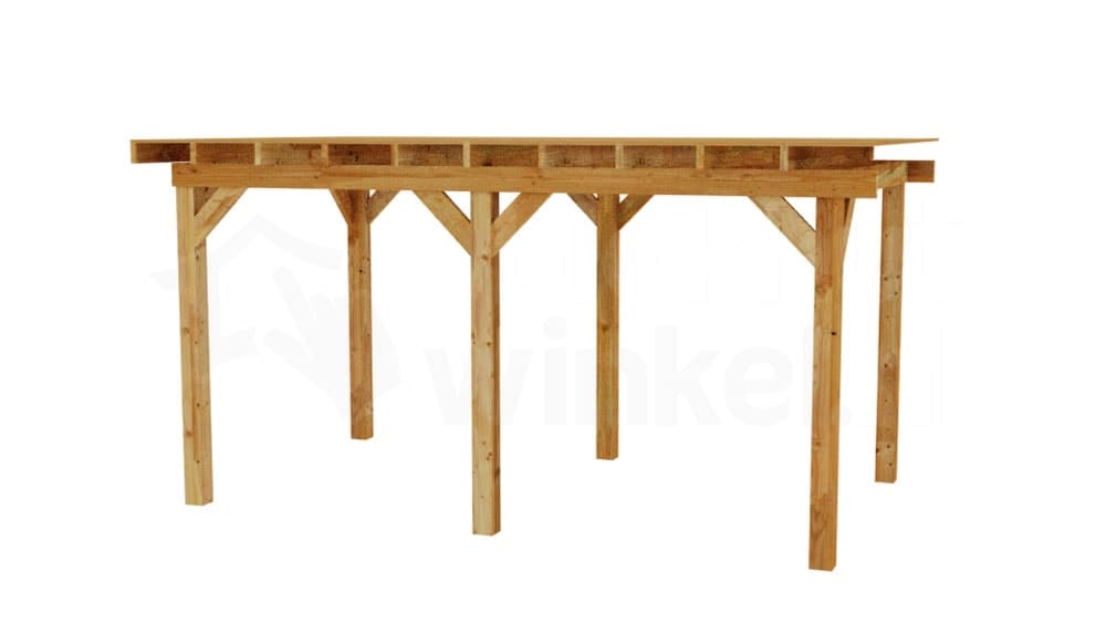 3D Render Houten Outback Douglas Vrijstaande Veranda 500x300 3D Render Houten Outback Douglas Vrijstaande Veranda 500x300