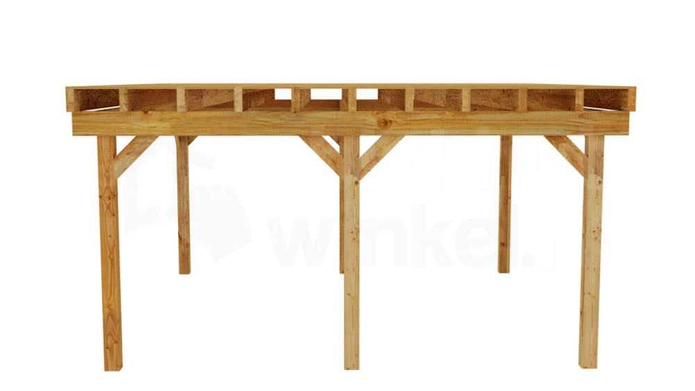 3D Render Houten Outback Douglas Vrijstaande Veranda 500x500 3D Render Houten Outback Douglas Vrijstaande Veranda 500x500