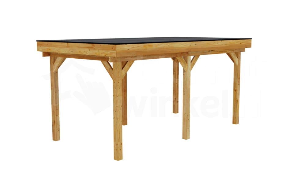 3D Render Houten Outback Douglas Vrijstaande Veranda 550x300 3D Render Houten Outback Douglas Vrijstaande Veranda 550x300