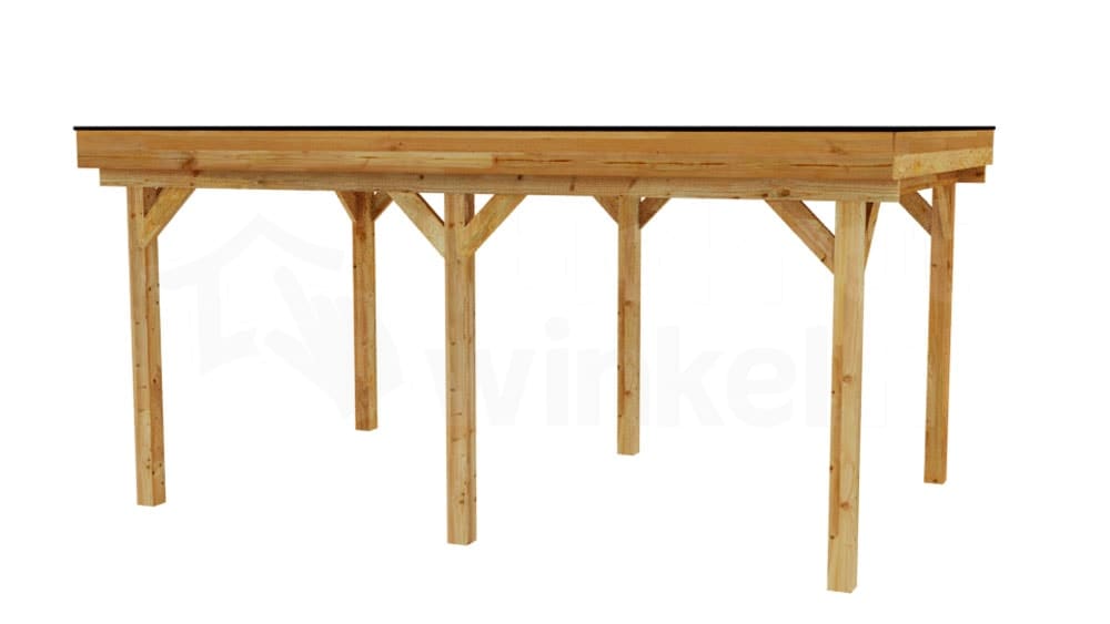3D Render Houten Outback Douglas Vrijstaande Veranda 550x350 3D Render Houten Outback Douglas Vrijstaande Veranda 550x350