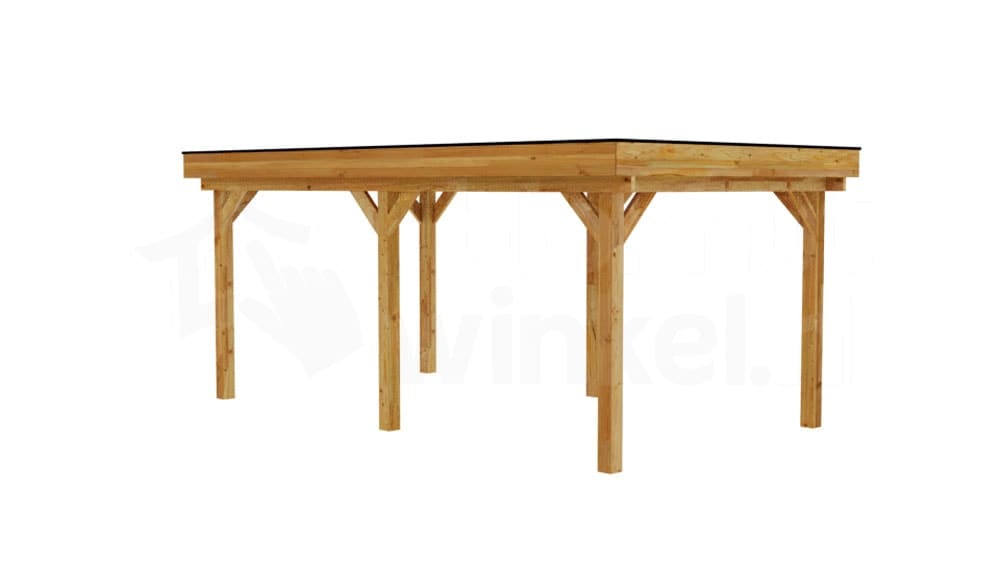 3D Render Houten Outback Douglas Vrijstaande Veranda 600x350 3D Render Houten Outback Douglas Vrijstaande Veranda 600x350
