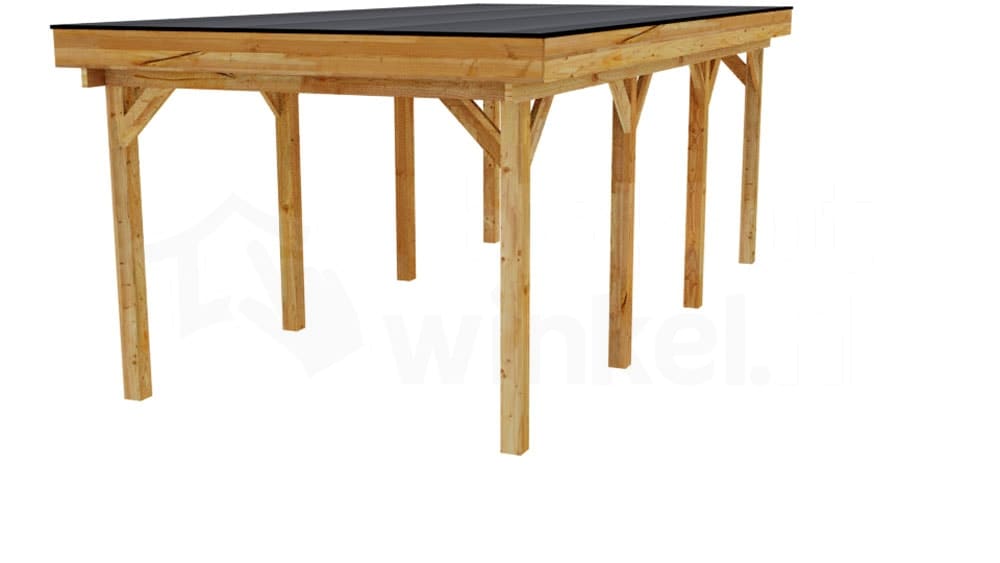 3D Render Houten Outback Douglas Vrijstaande Veranda 700x350 3D Render Houten Outback Douglas Vrijstaande Veranda 700x350