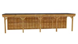 vrijstaande zelfbouw douglas veranda Outback Douglas Vrijstaande Veranda 1050x300 - Outback - ODVV1050x300 - 1050x300