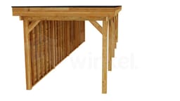 vrijstaande zelfbouw douglas veranda Outback Douglas Vrijstaande Veranda 1150x300 - Outback - ODVV1150x300 - 1150x300