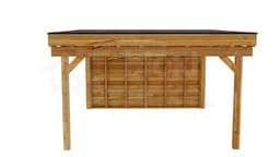 vrijstaande zelfbouw douglas veranda Outback Douglas Vrijstaande Veranda 450x500 - Outback - ODVV450x500 - 450x500