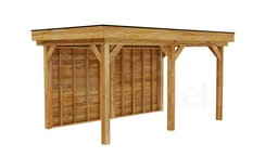 vrijstaande zelfbouw douglas veranda Outback Douglas Vrijstaande Veranda 500x300 - Outback - ODVV500x300 - 500x300