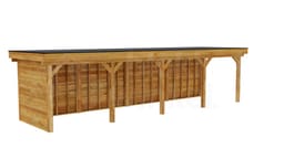 vrijstaande zelfbouw douglas veranda Outback Douglas Vrijstaande Veranda 1050x300 - Outback - ODVV1050x300 - 1050x300