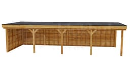 vrijstaande zelfbouw douglas veranda Outback Douglas Vrijstaande Veranda 1100x450 - Outback - ODVV1100x450 - 1100x450