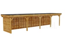 vrijstaande zelfbouw douglas veranda Outback Douglas Vrijstaande Veranda 1200x300 - Outback - ODVV1200x300 - 1200x300