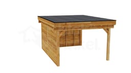 vrijstaande zelfbouw douglas veranda Outback Douglas Vrijstaande Veranda 400x500 - Outback - ODVV400x500 - 400x500