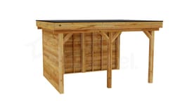 vrijstaande zelfbouw douglas veranda Outback Douglas Vrijstaande Veranda 450x350 - Outback - ODVV450x350 - 450x350