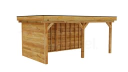 vrijstaande zelfbouw douglas veranda Outback Douglas Vrijstaande Veranda 600x350 - Outback - ODVV600x350 - 600x350