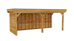 vrijstaande zelfbouw douglas veranda Outback Douglas Vrijstaande Veranda 650x300 - Outback - ODVV650x300 - 650x300
